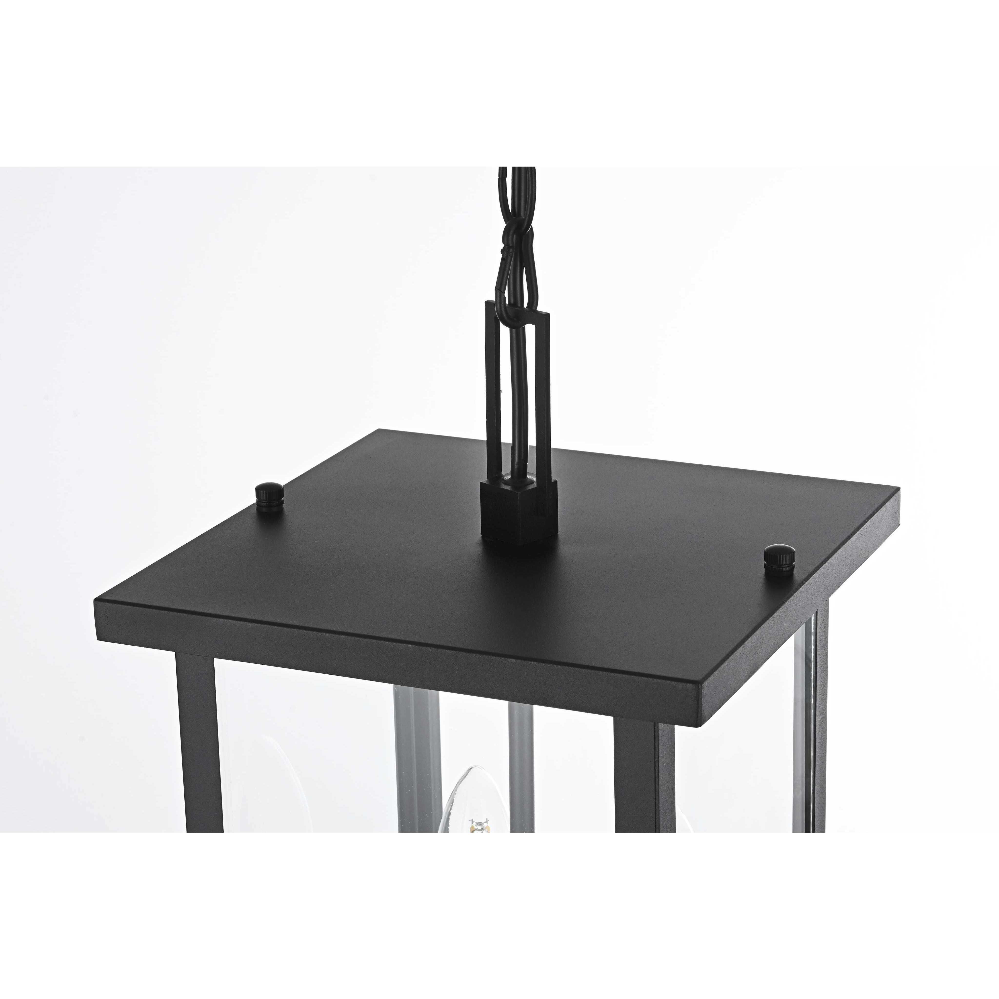 Sheridan 4 Light 9 inch Black Outdoor Pendant