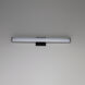 Rail LED 24 inch Black Bath Vanity Wall Light