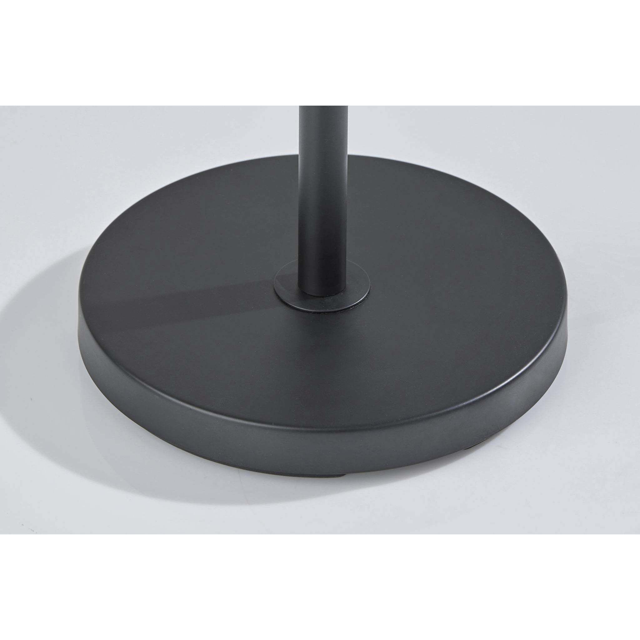 Jeremy 60.75 inch 100.00 watt Black Floor Lamp Portable Light, Simplee Adesso