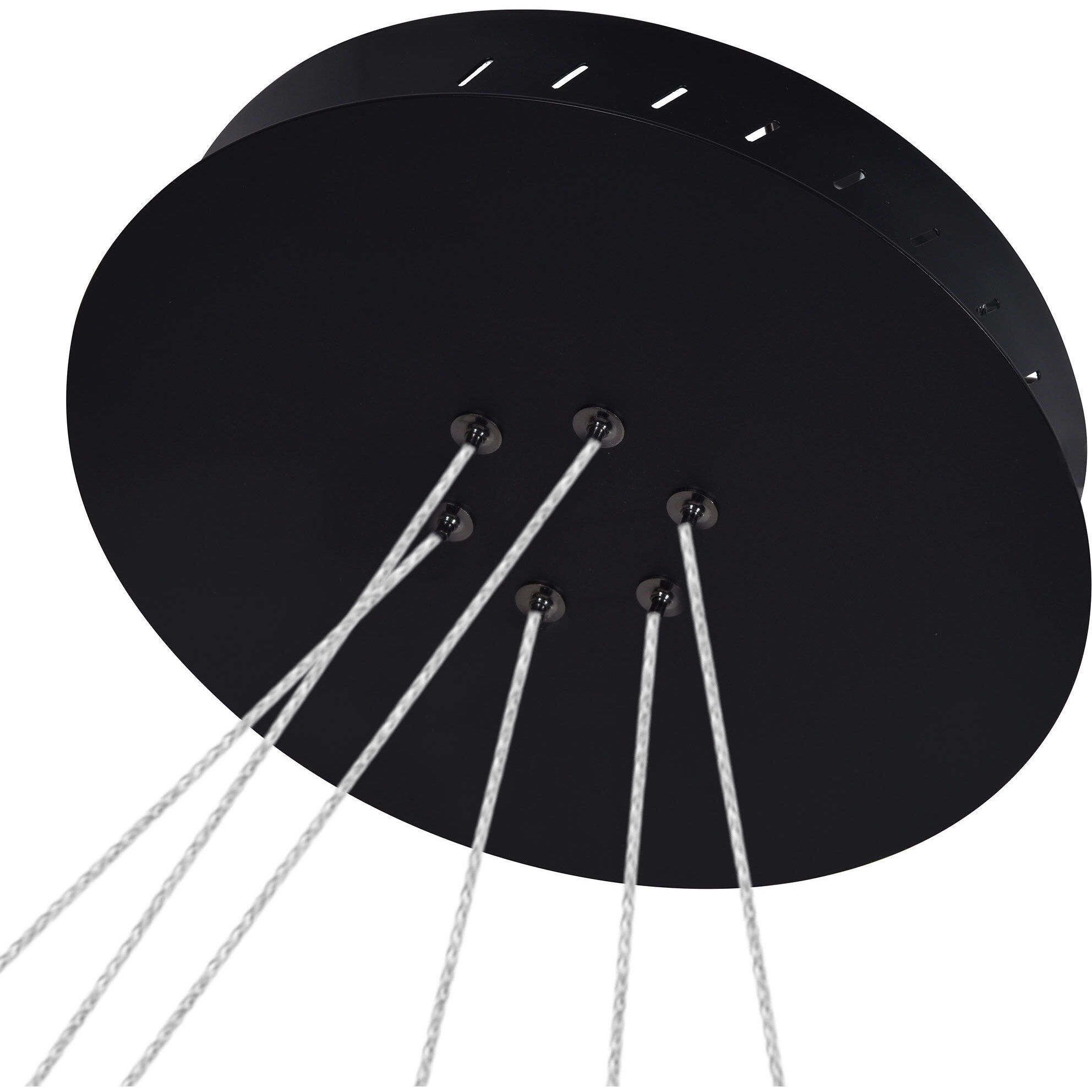 Tania Trio 31.5 inch Black Chandelier Ceiling Light
