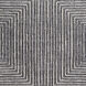 Nepali 114.17 X 78.74 inch Slate/Gray/Cream/Black Machine Woven Rug in 7 x 9, Rectangle