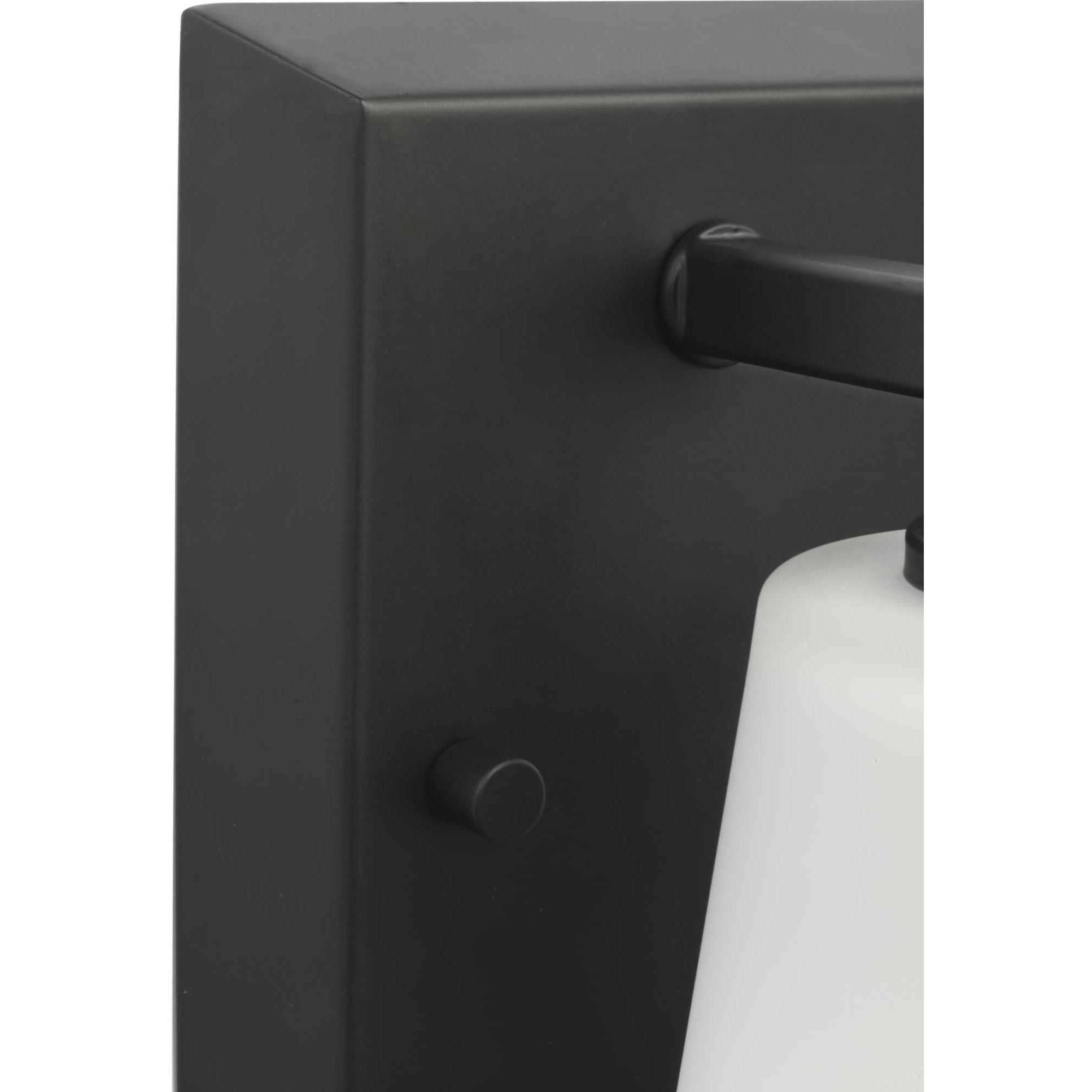 Vertex 1 Light 4.75 inch Matte Black Bath Light Wall Light