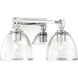 Wynnfrost 2 Light 15 inch Chrome Vanity Wall Light