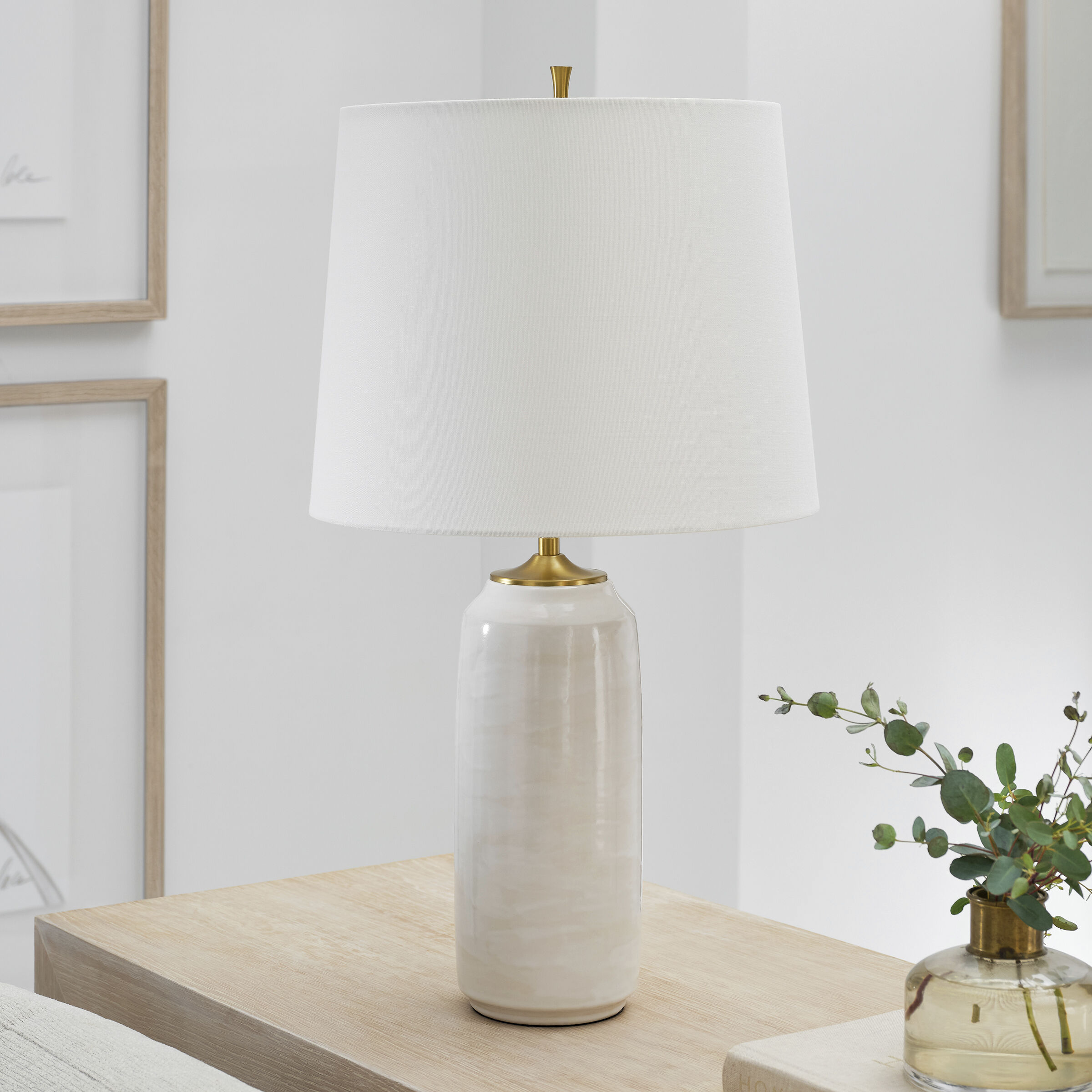 TOB by Thomas O'Brien Cato 27.75 inch 75 watt Natural White Table Lamp Portable Light