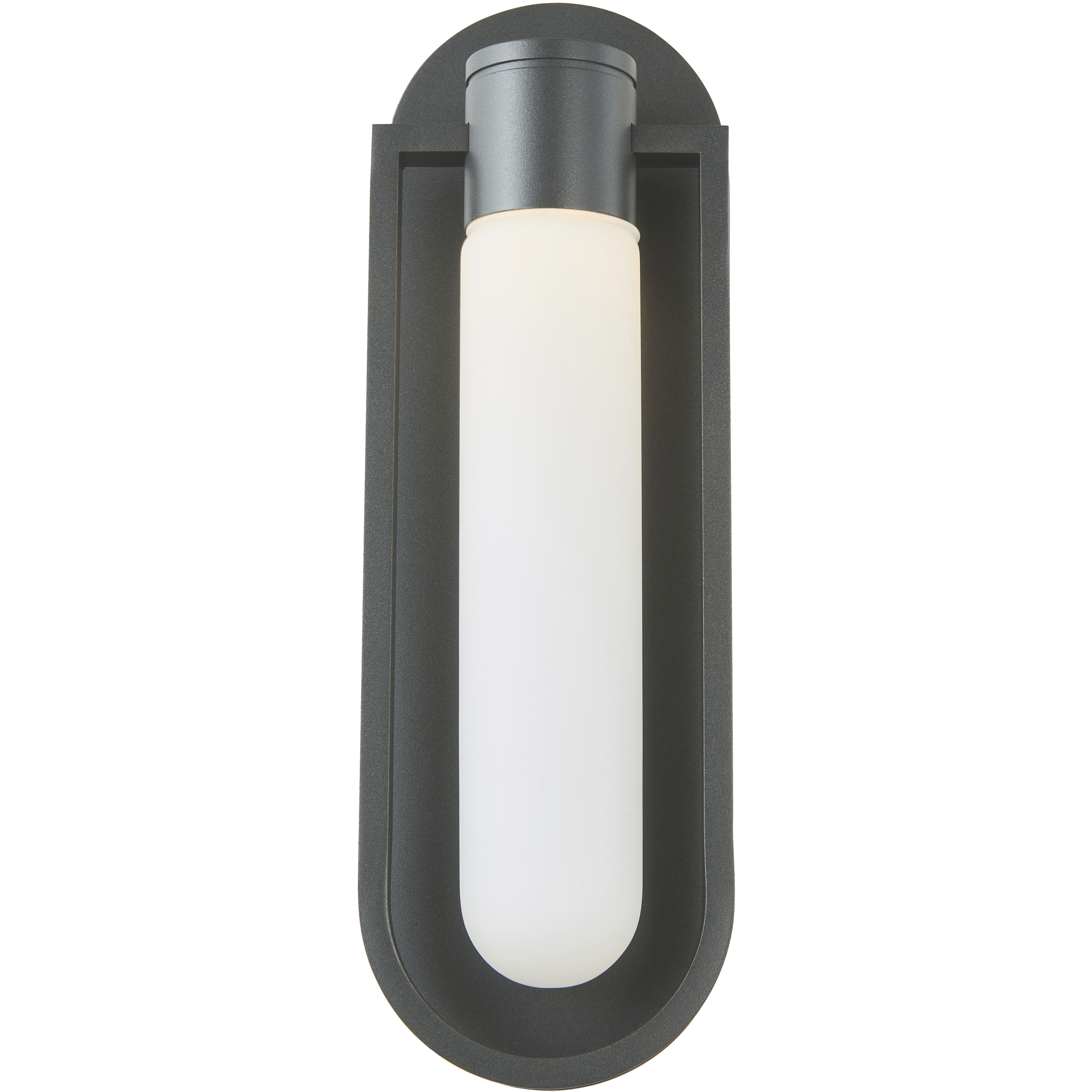 Siren LED 15.5 inch Matte Black Outdoor Wall Light