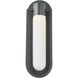 Siren LED 15.5 inch Matte Black Outdoor Wall Light
