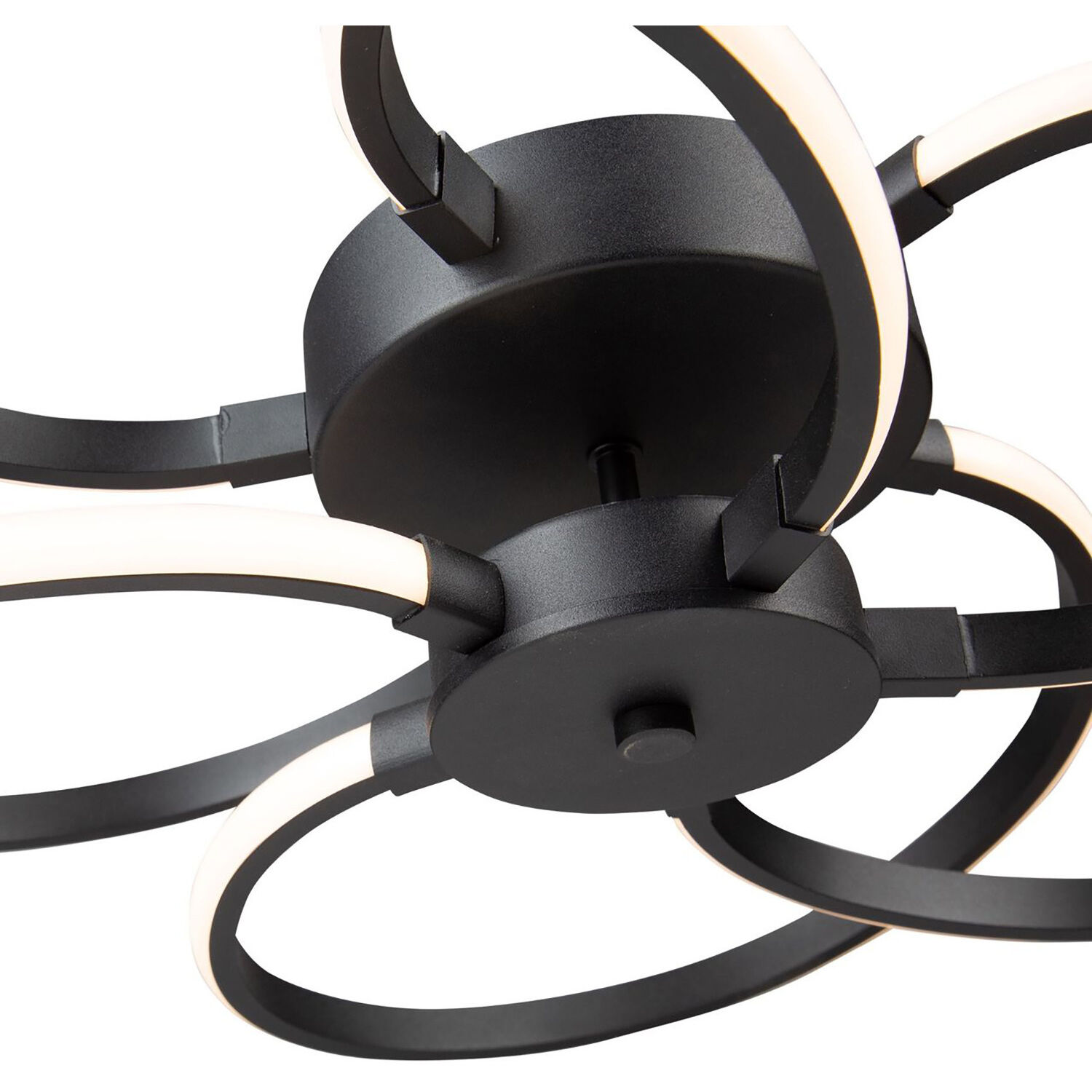 Equinox LED 20.9 inch Black Flush Mount Ceiling Light