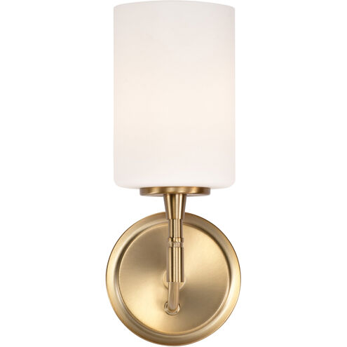 Liam 4.75 inch Burnished Brass Vanity Wall Light