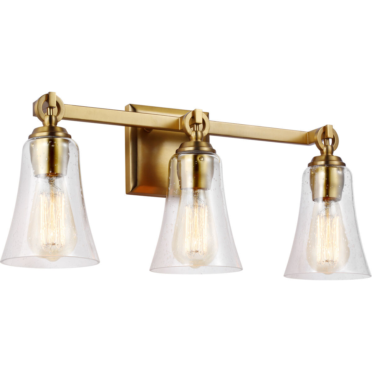Sean Lavin Monterro 3 Light 21.75 inch Burnished Brass Vanity Light Wall Light