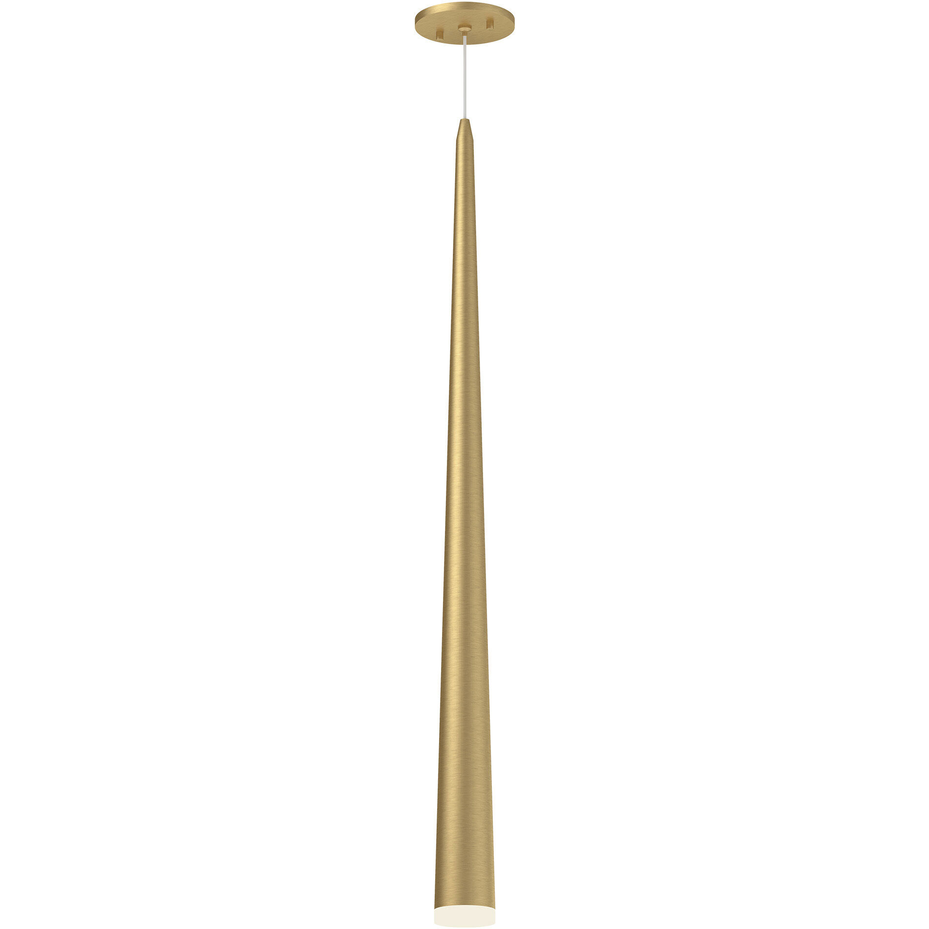 Mina Pendant Ceiling Light in Brushed Gold