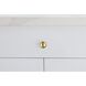 Garlande Brushed Gold Hardware Cabinet Knob, Set of 10