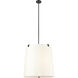 Weston 6 Light 24 inch Matte Black Pendant Ceiling Light