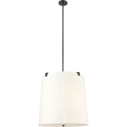 Weston 6 Light 24 inch Matte Black Pendant Ceiling Light