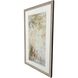 Illuminated Landscape White and Beige and Orange Framed Art