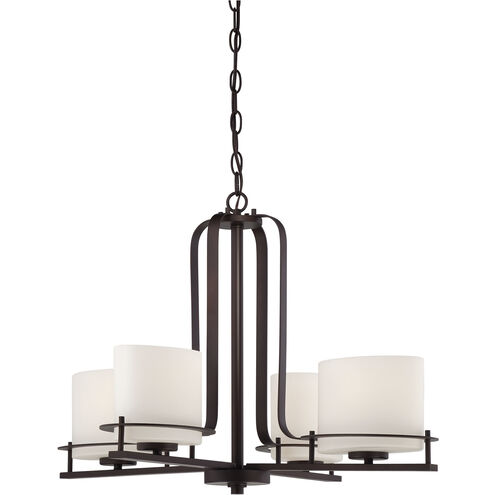 Loren 4 Light 26.25 inch Venetian Bronze Chandelier Ceiling Light