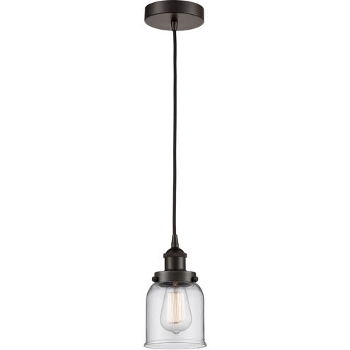 Franklin Restoration Small Bell 1 Light 5 inch Oil Rubbed Bronze Mini Pendant Ceiling Light