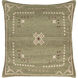 Stine 18 inch Dusty Sage Pillow Kit in 18 x 18, Square