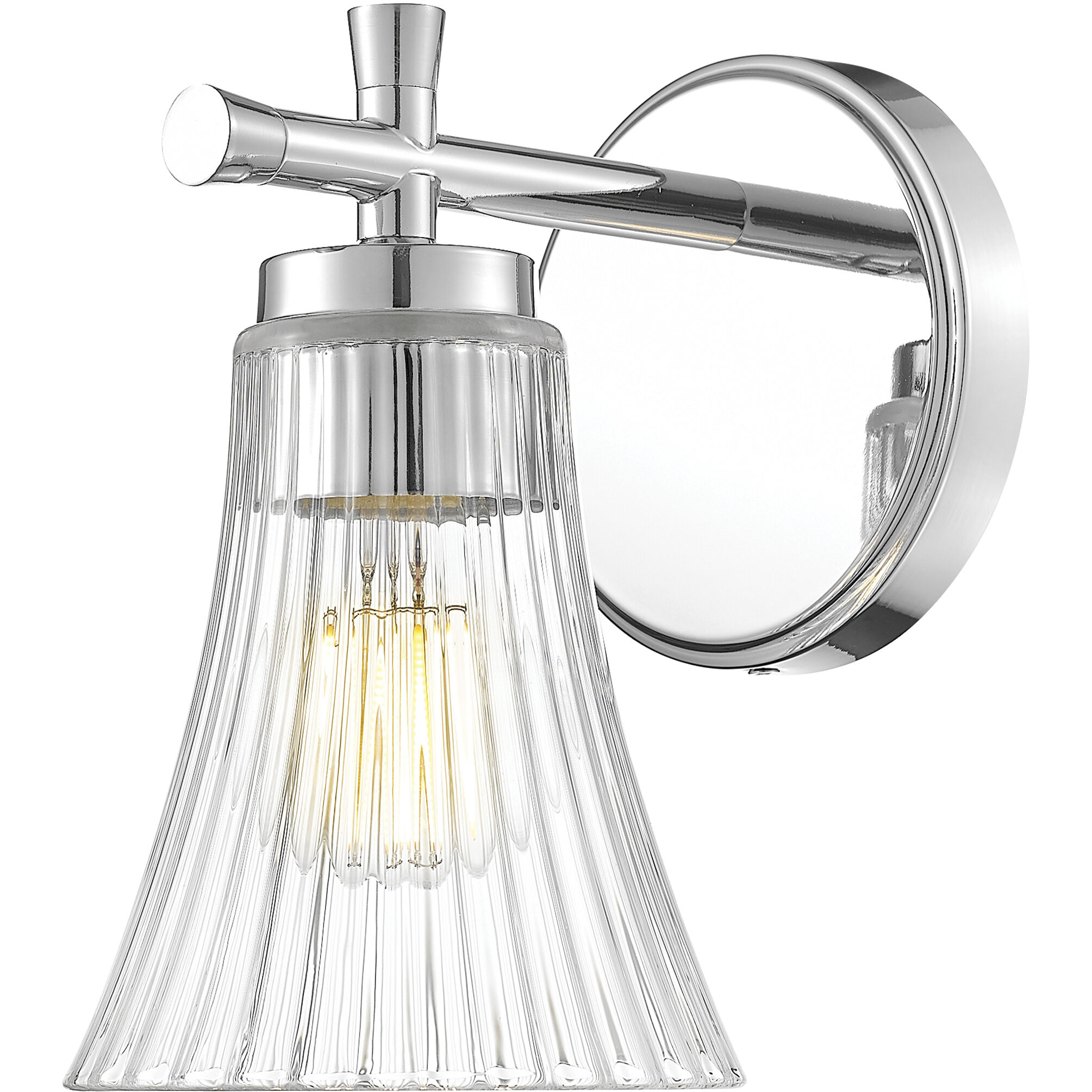 Belle Wall Sconce Wall Light in Chrome