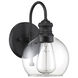 Farmhouse Outdoor Wall Lantern in Black