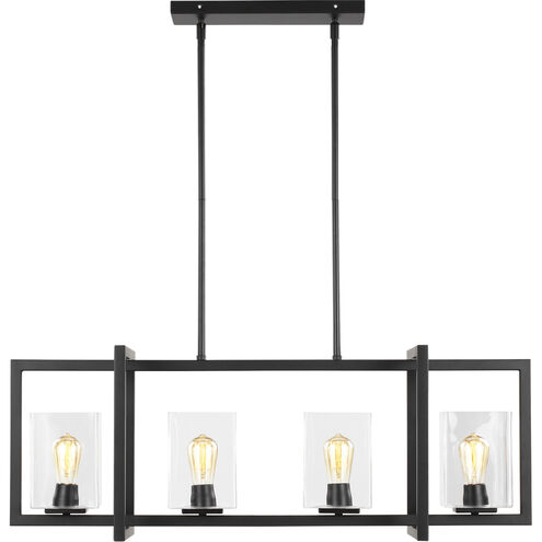 Mitte 4 Light 12 inch Midnight Black Pendant Ceiling Light