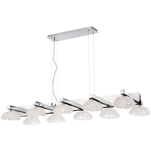 Caramico 10 Light 21 inch Chrome Chandelier Ceiling Light