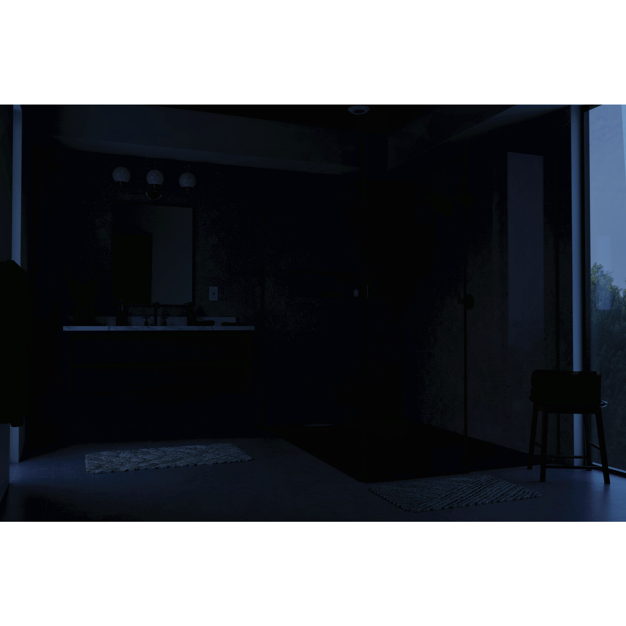 Benno 3 Light 24.5 inch Polished Nickel Bath Bracket Wall Light, 3 Arm