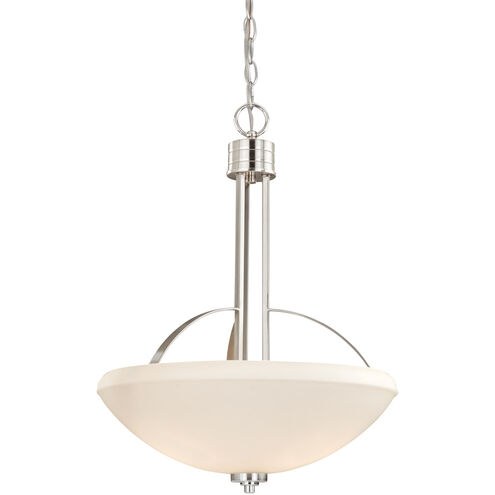 Solna 3 Light 17 inch Satin Nickel Pendant Ceiling Light