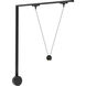 Faria Double 120 Black Trilo Track Ceiling Light