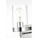 Benny 1 Light 5 inch Chrome Bath Sconce Wall Light