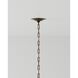 Earthshine 1 Light 22 inch Vintage Brass Pendant Ceiling Light, Large