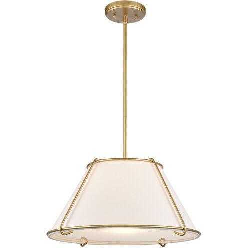 Regalia 1 Light 18 inch Natural Antique Brass Pendant Ceiling Light