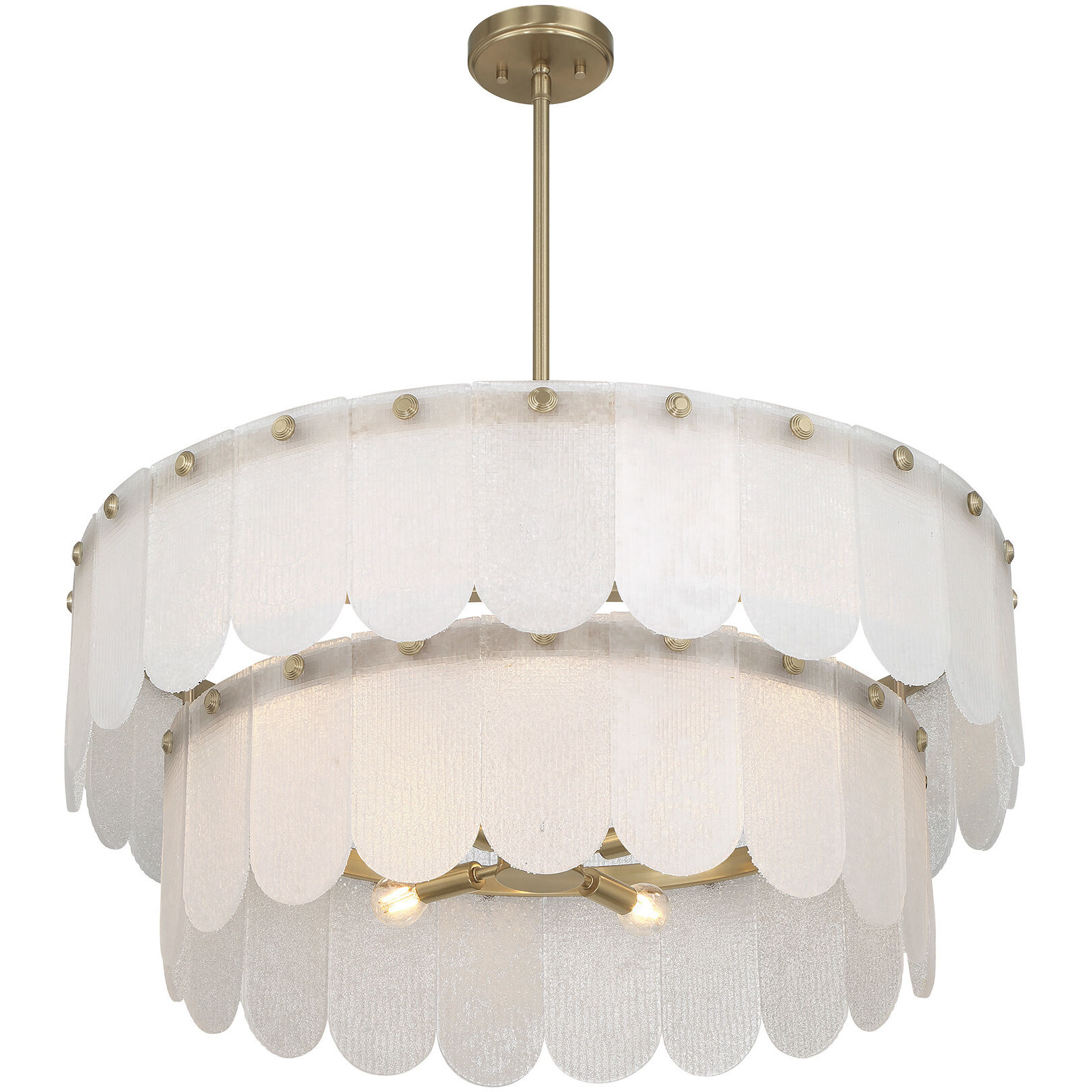 Ashton 10 Light 30 inch Noble Brass Pendant Ceiling Light, Essentials