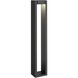 Independence 12 AC/DC 5 watt Textured Black Aimed Bollard in 3000K