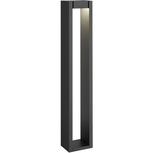 Independence 12 AC/DC 5 watt Textured Black Aimed Bollard in 3000K