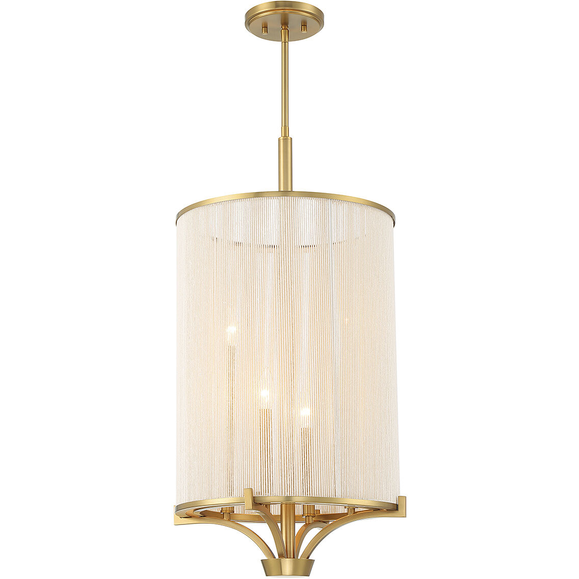 Wynwood 4 Light 16 inch Warm Brass Chandelier Ceiling Light