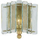 Duvernell 1 Light 7.5 inch Contemporary Gold Leaf Wall Sconce Wall Light
