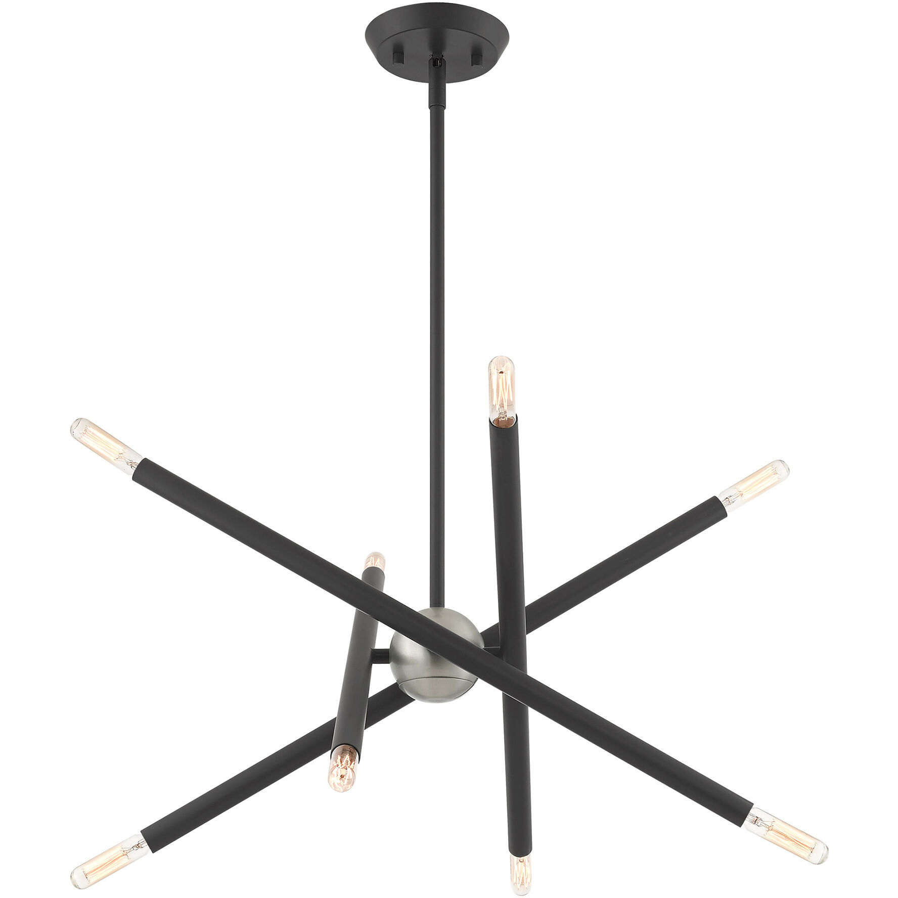 Soho 8 Light 20 inch Scandinavian Gray Chandelier Ceiling Light 