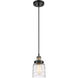 Ballston Bell LED 5 inch Black Antique Brass Mini Pendant Ceiling Light