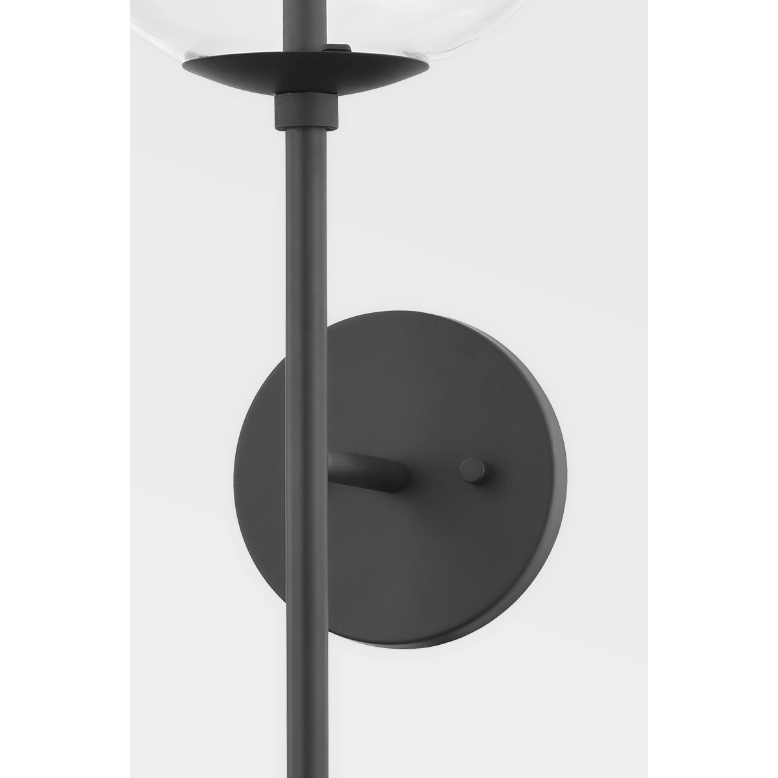 Madrid 1 Light 9 inch Soft Black Wall Sconce Wall Light