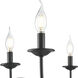 Charlize 6 Light 35.5 inch Matte Black Chandelier Ceiling Light