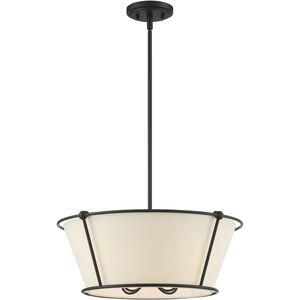 Pulito 4 Light 21 inch Matte Black Convertible Pendant Ceiling Light