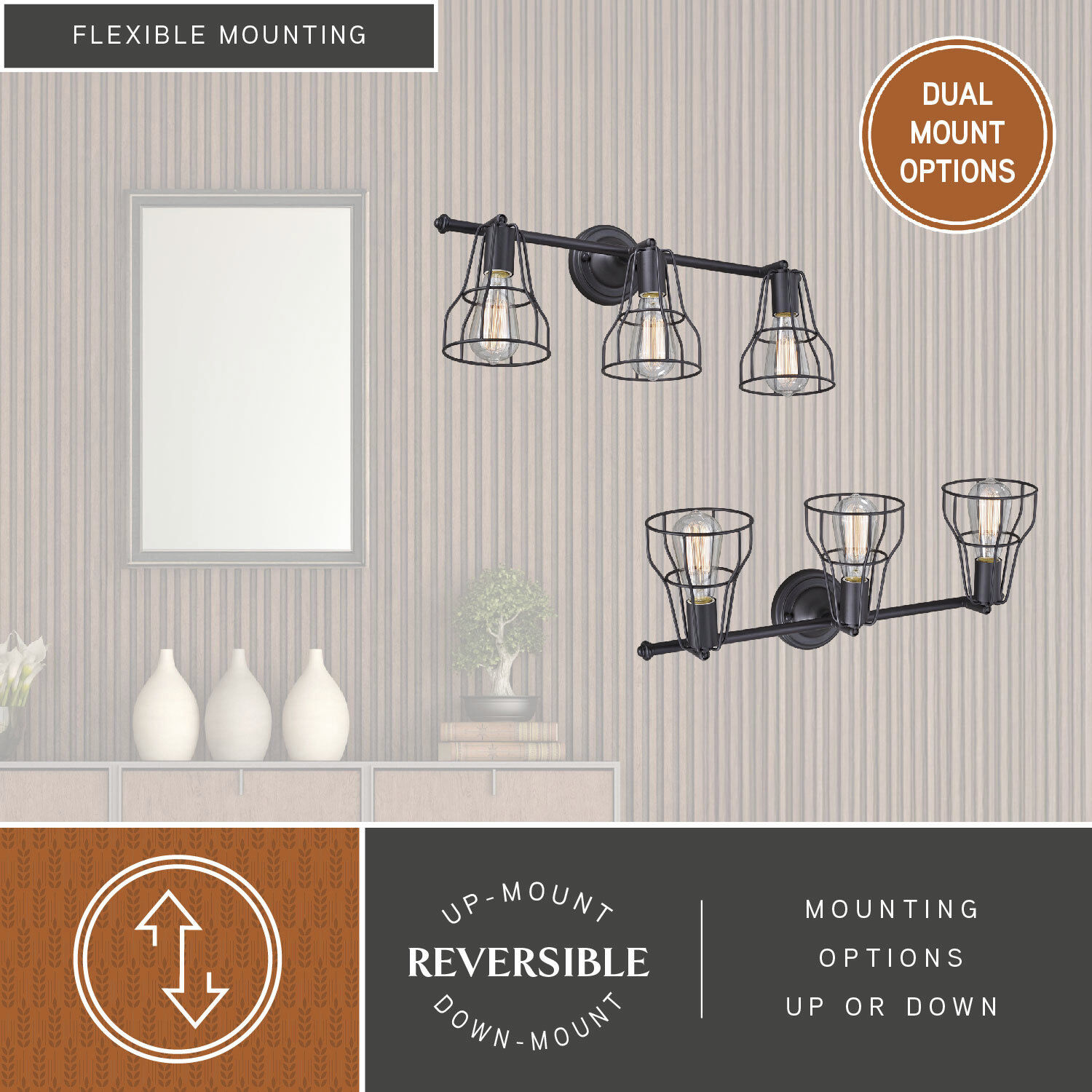 Clybourn LED 23 inch Oil Rubbed Bronze Bathroom Light Wall Light