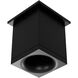 Zoron LED 3.63 inch Arc Black Outdoor Ceiling Lighting