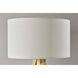 Director 60.25 inch 150.00 watt Antique Brass Floor Lamp Portable Light