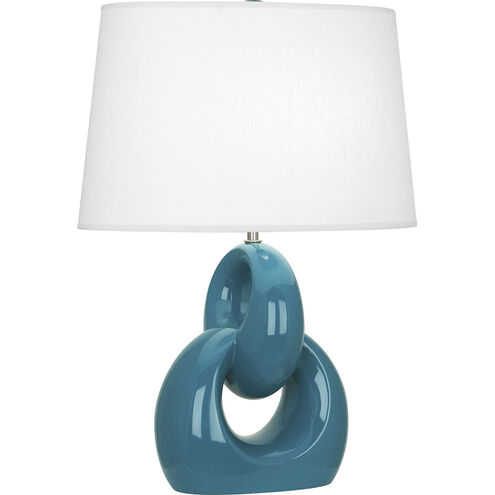 Fusion 27 inch 150.00 watt Peacock Table Lamp Portable Light