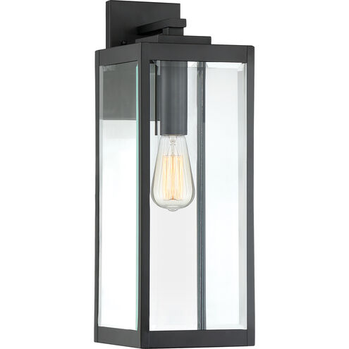 Westover 1 Light 20 inch Earth Black Outdoor Wall Lantern