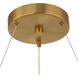 Segovia 28 inch Warm Brass Chandelier Ceiling Light