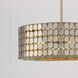 Eliana 4 Light 21.75 inch Champagne Brass Pendant Ceiling Light