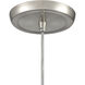 Avalon LED 5 inch Satin Nickel Multi Pendant Ceiling Light, Configurable