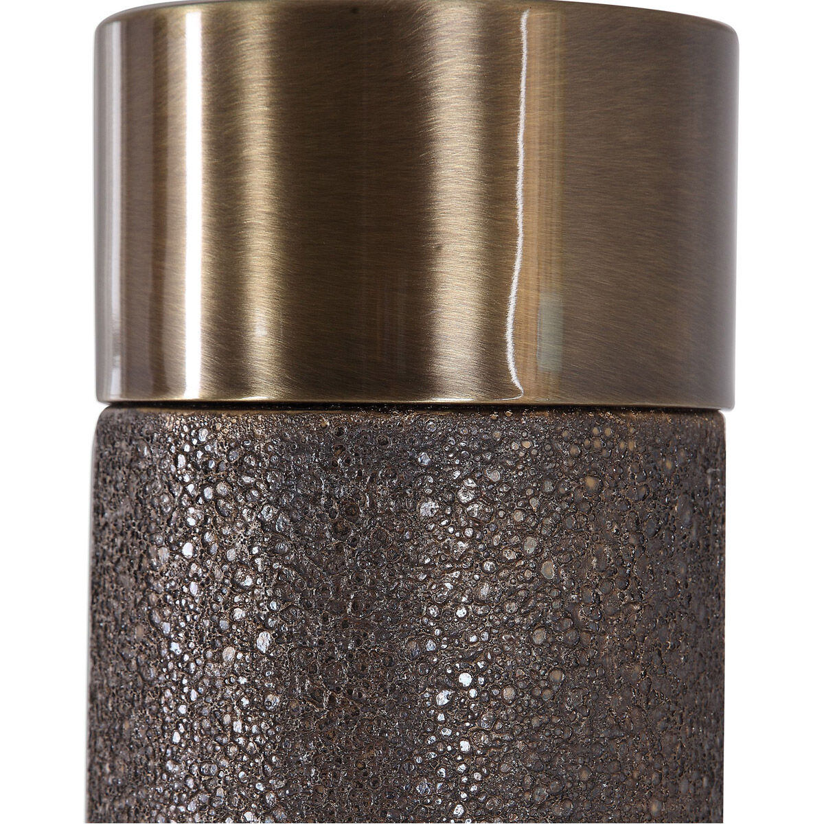 Brannock 31 inch 150 watt Metallic Golden Bronze and Antique Brass Table Lamp Portable Light